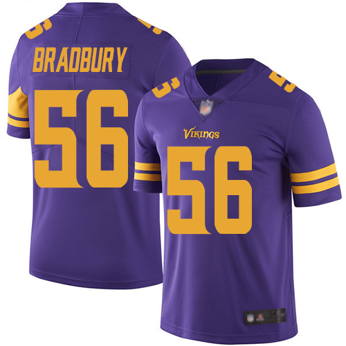 Vikings #56 Garrett Bradbury Purple Youth Stitched Football Limited Rush Jersey Vikings #56 Garrett Bradbury Purple Youth Stitched Football Limited Rush Jersey