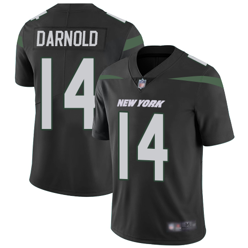 Nike Jets #14 Sam Darnold Black Alternate Youth Stitched NFL Vapor Untouchable Limited Jersey