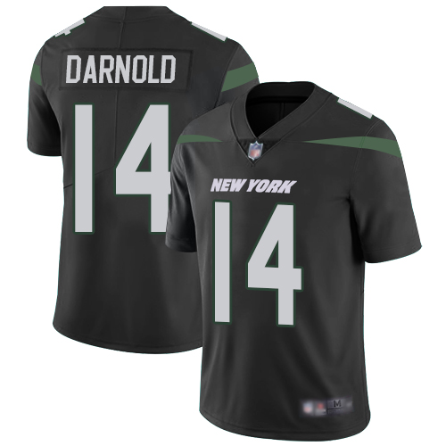 Nike Jets #14 Sam Darnold Black Alternate Youth Stitched NFL Vapor Untouchable Limited Jersey Nike Jets #14 Sam Darnold Black Alternate Youth Stitched NFL Vapor Untouchable Limited Jersey