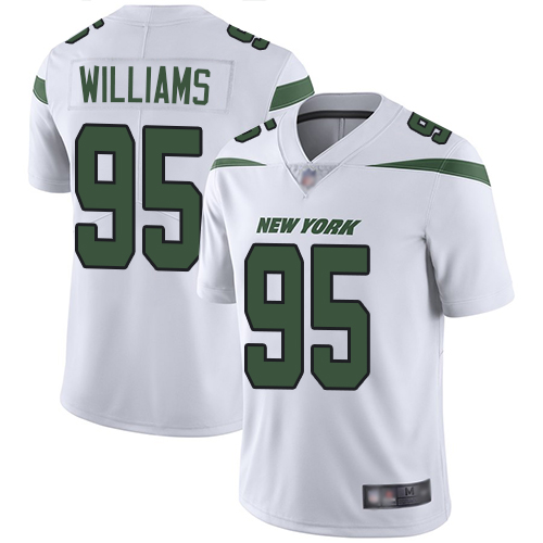 Nike Jets #95 Quinnen Williams White Youth Stitched NFL Vapor Untouchable Limited Jersey