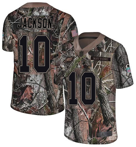 Nike Eagles #10 DeSean Jackson Camo Youth Stitched NFL Limited Rush Realtree Jersey