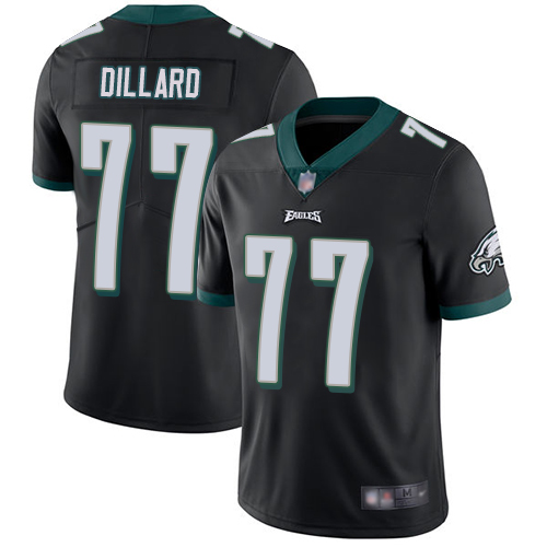 Eagles #77 Andre Dillard Black Alternate Youth Stitched Football Vapor Untouchable Limited Jersey