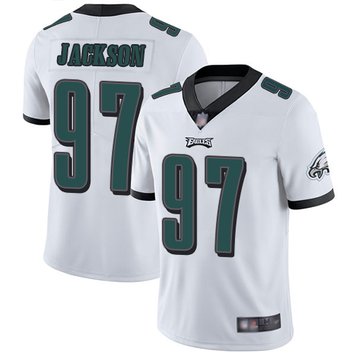 Nike Eagles #97 Malik Jackson White Youth Stitched NFL Vapor Untouchable Limited Jersey