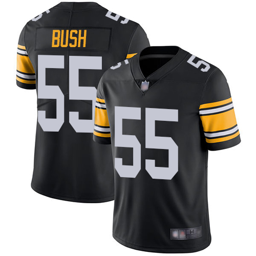 Nike Steelers #55 Devin Bush Black Alternate Youth Stitched NFL Vapor Untouchable Limited Jersey