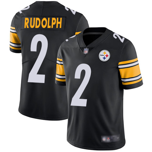 Steelers #2 Mason Rudolph Black Team Color Youth Stitched Football Vapor Untouchable Limited Jersey