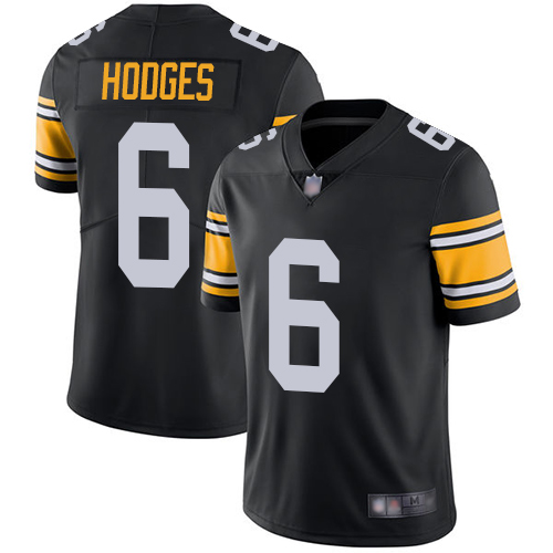 Steelers #6 Devlin Hodges Black Alternate Youth Stitched Football Vapor Untouchable Limited Jersey