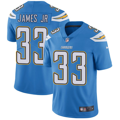 Chargers #33 Derwin James Jr Electric Blue Alternate Youth Stitched Football Vapor Untouchable Limited Jersey