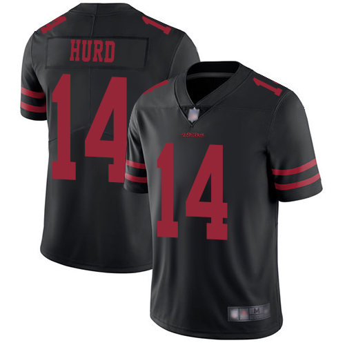 49ers #17 Jalen Hurd Black Alternate Youth Stitched Football Vapor Untouchable Limited Jersey