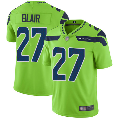 Seahawks #27 Marquise Blair Green Youth Stitched Football Limited Rush Jersey