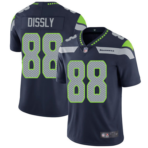 Seahawks #88 Will Dissly Steel Blue Team Color Youth Stitched Football Vapor Untouchable Limited Jersey