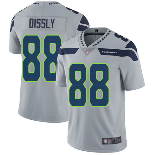 Seahawks #88 Will Dissly Grey Alternate Youth Stitched Football Vapor Untouchable Limited Jersey