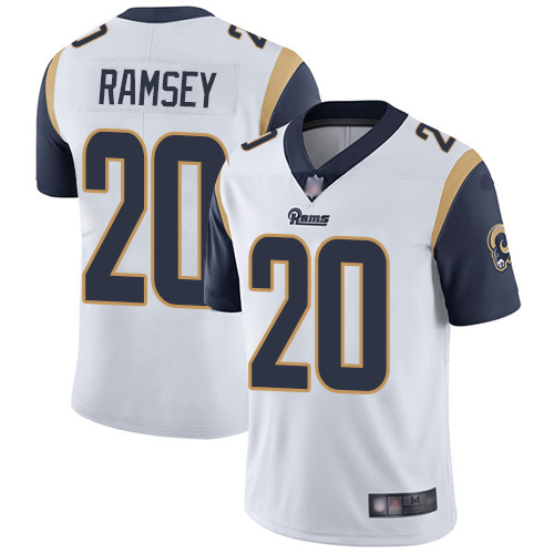 Rams #20 Jalen Ramsey White Youth Stitched Football Vapor Untouchable Limited Jersey Rams #20 Jalen Ramsey White Youth Stitched Football Vapor Untouchable Limited Jersey