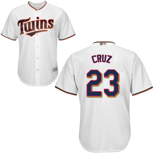 Twins #23 Nelson Cruz White Cool Base Stitched Youth Baseball Jersey Twins #23 Nelson Cruz White Cool Base Stitched Youth Baseball Jersey