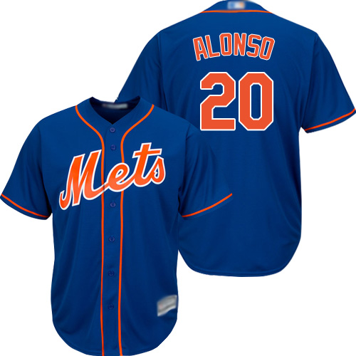 Mets #20 Pete Alonso Blue Cool Base Stitched Youth Baseball Jersey