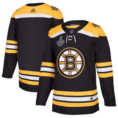 Bruins Blank Black Home Authentic Stanley Cup Final Bound Youth Stitched Hockey Jersey