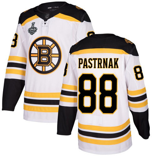 Bruins #88 David Pastrnak White Road Authentic Stanley Cup Final Bound Youth Stitched Hockey Jersey