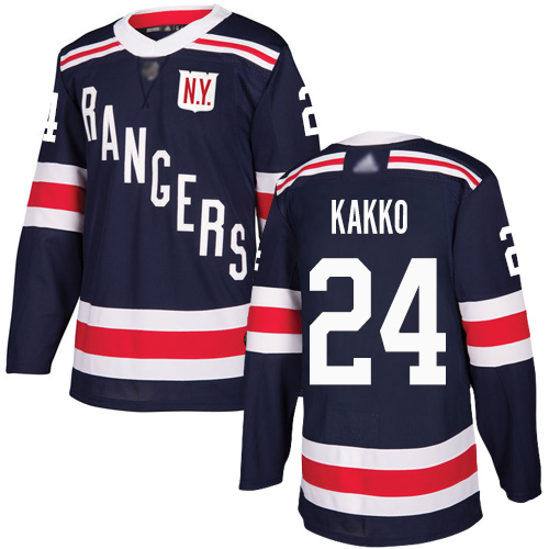 Rangers #45 Kaapo Kakko Navy Blue Authentic 2018 Winter Classic Stitched Youth Hockey Jersey