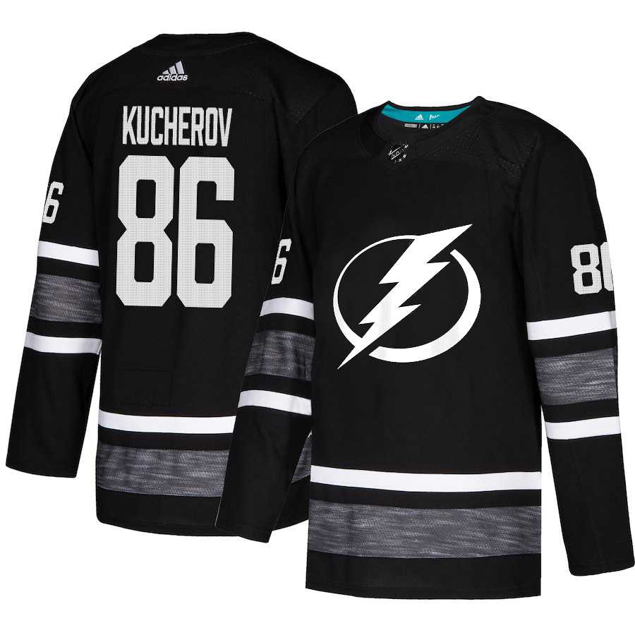 Adidas Lightning #86 Nikita Kucherov Black Authentic 2019 All-Star Stitched Youth NHL Jersey