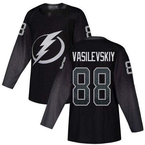 Adidas Lightning #88 Andrei Vasilevskiy Black Alternate Authentic Stitched Youth NHL Jersey Adidas Lightning #88 Andrei Vasilevskiy Black Alternate Authentic Stitched Youth NHL Jersey