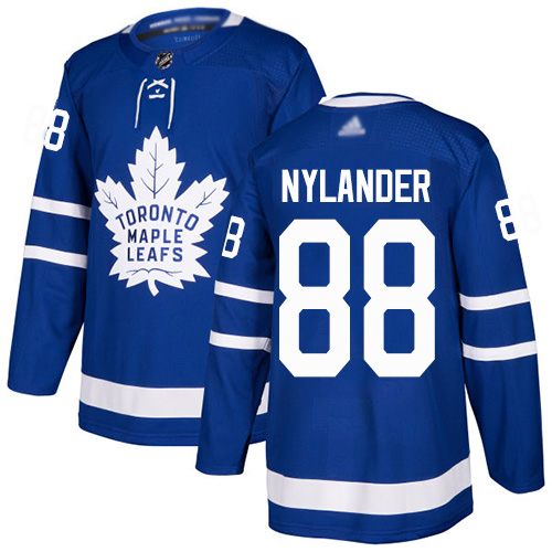 Maple Leafs #88 William Nylander Blue Home Authentic Stitched Youth Hockey Jersey